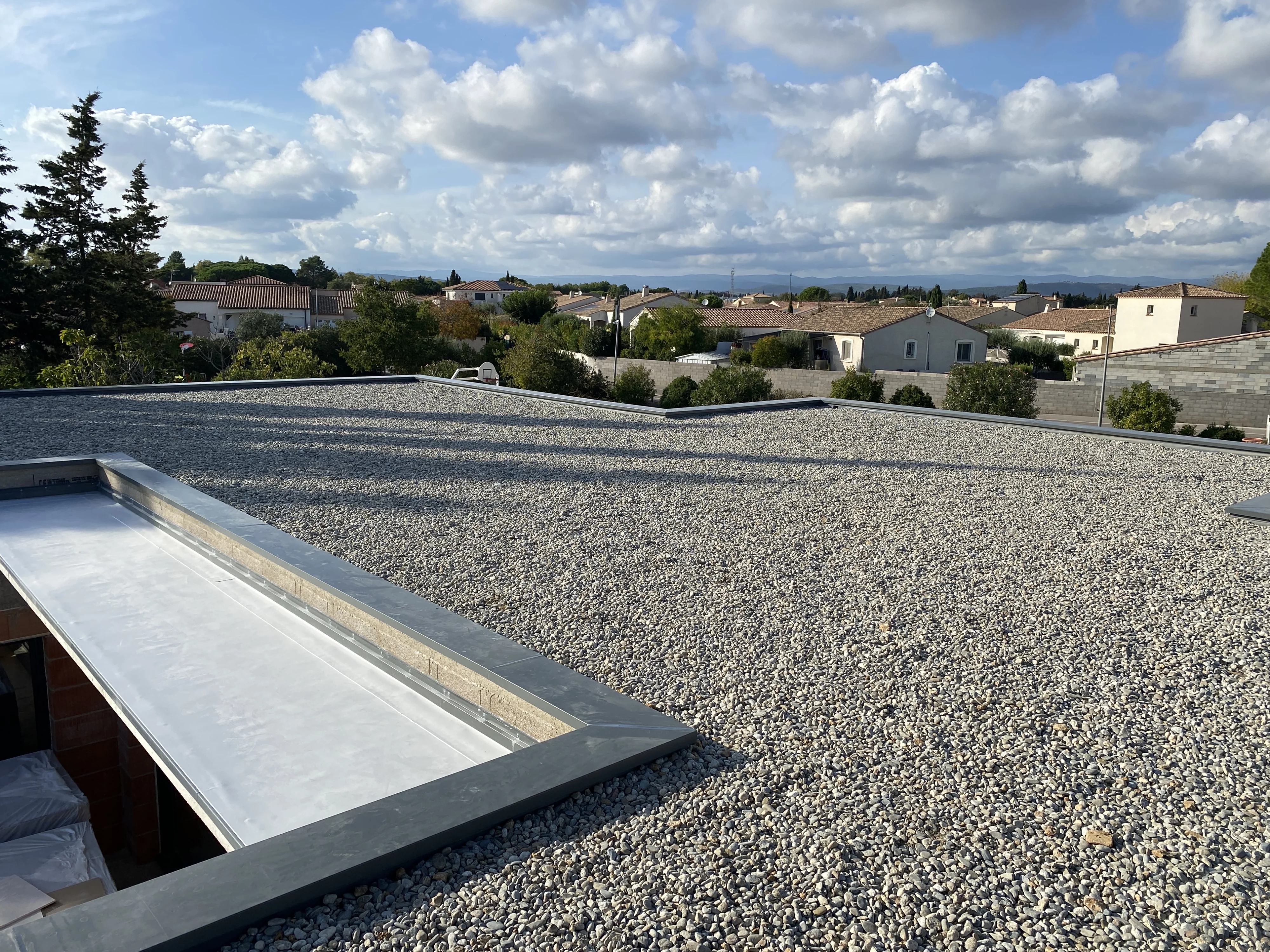 Nos protections d'étanchéité : Gravillons roulés 2 gravillon sur étanchéité toit